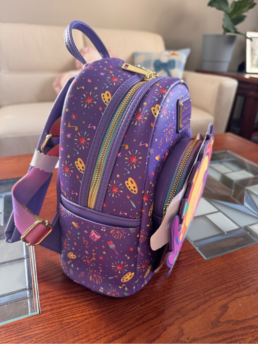Disney Parks Figment Loungefly with glow in the dark Lightbulb LE - Picture 4 of 6